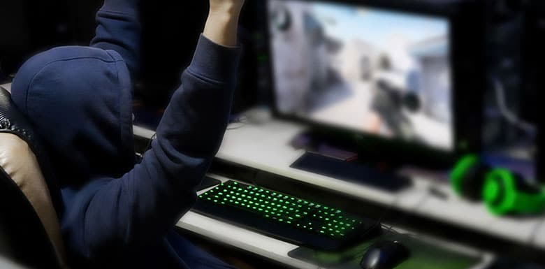 Person-Playing-Video-Game-Getting-Caught-With-Hands-Up
